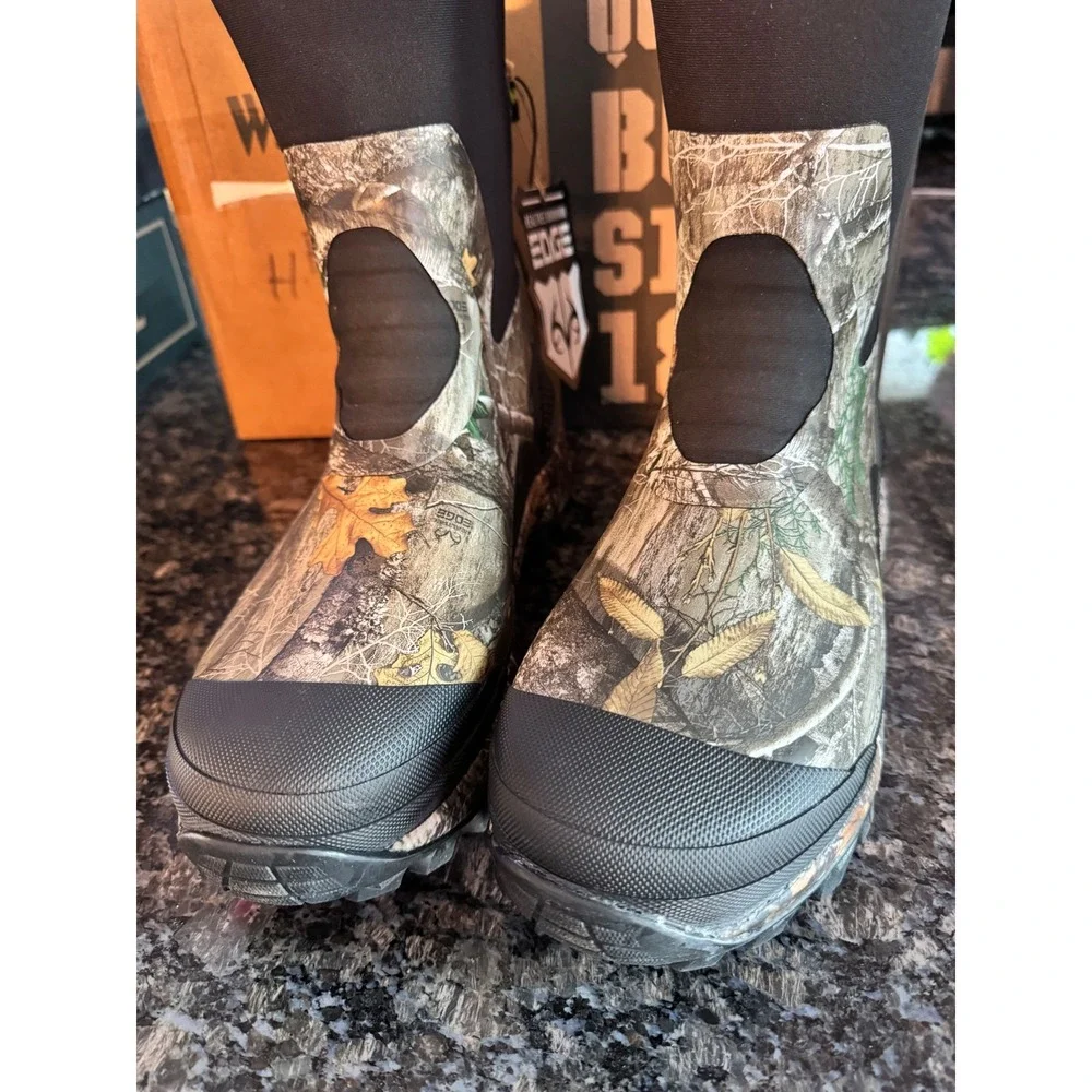 Western Chief Mens Ramble Neoprene Mid Waterproof Camo Boots 11 -20 Cold Rated